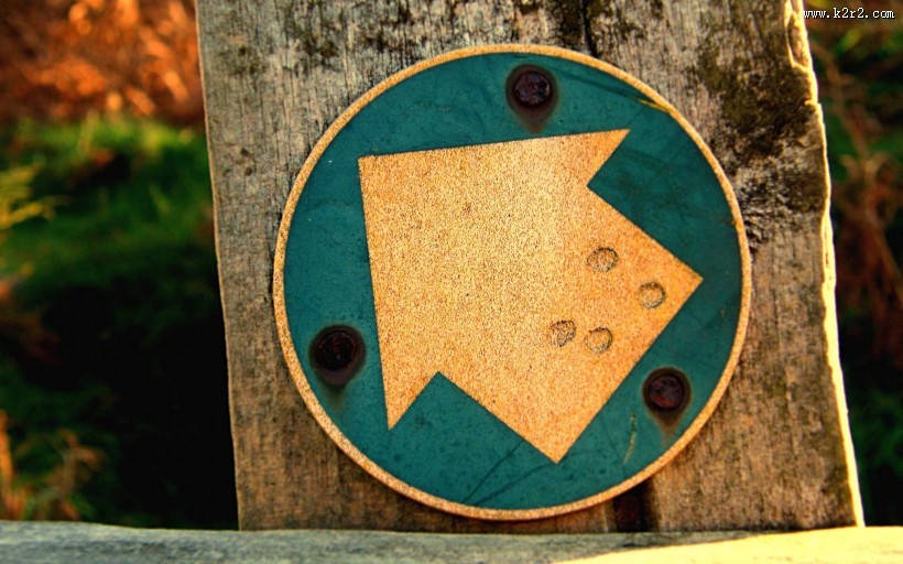 文艺的指路标图片