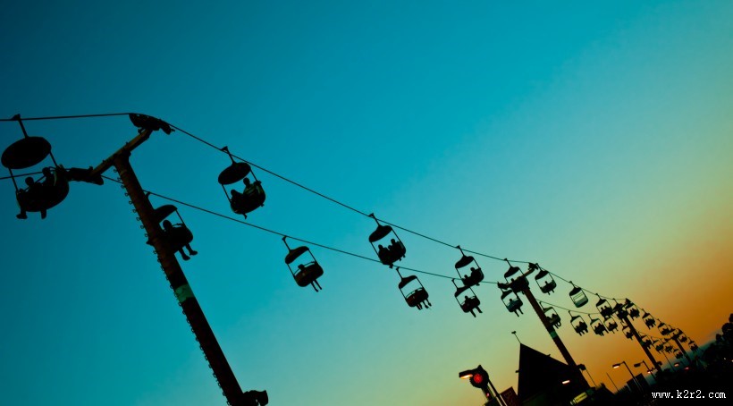 空中观光缆车图片