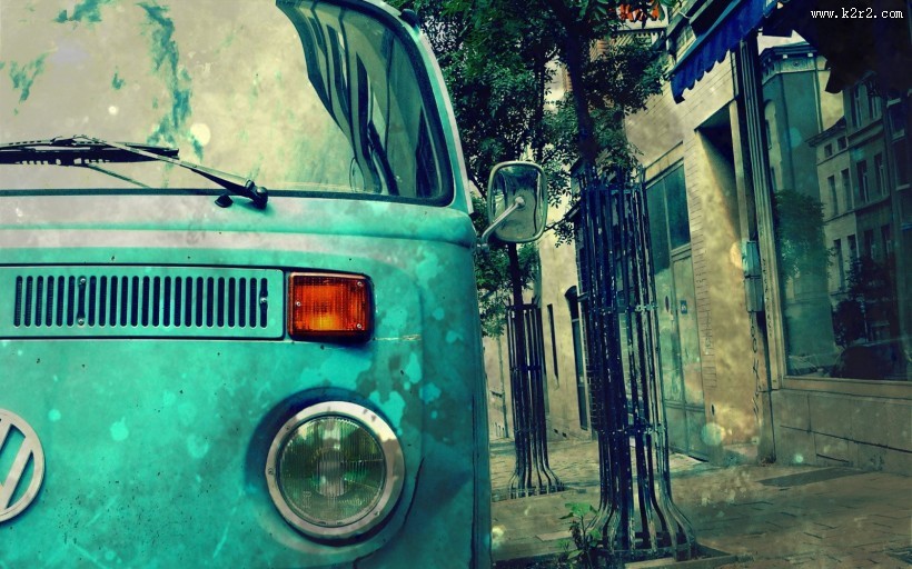 唯美复古汽车图片