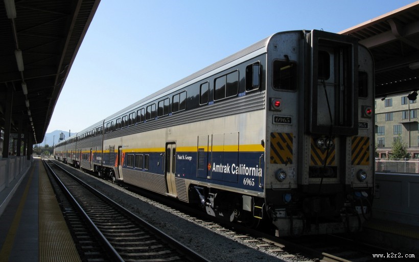 美国国铁客运火车图片