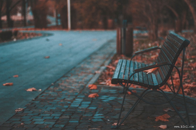 户外的长椅图片