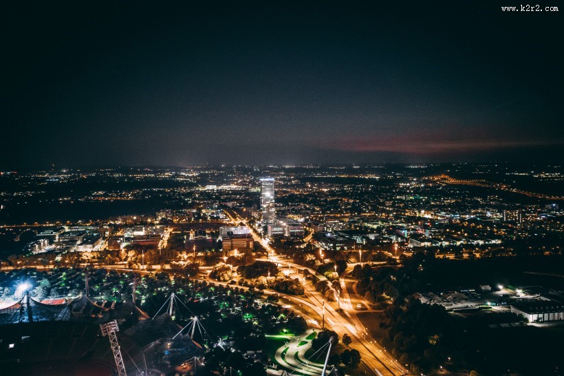 城市夜景的图片