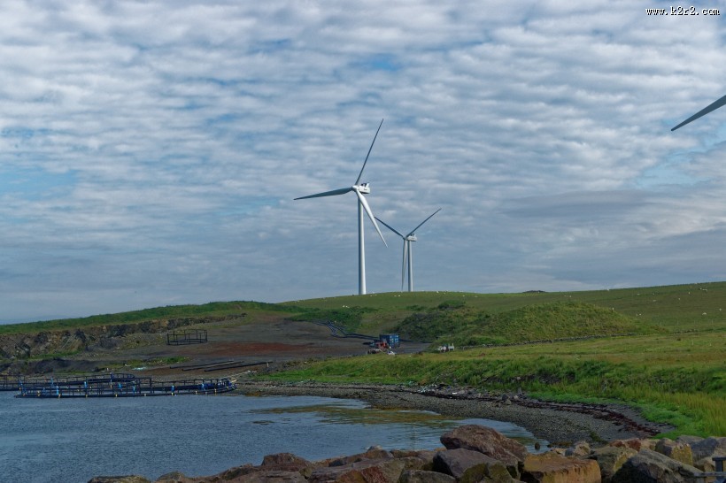 风力发电的风力发电机图片