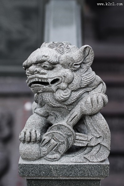 威武的石狮子图片