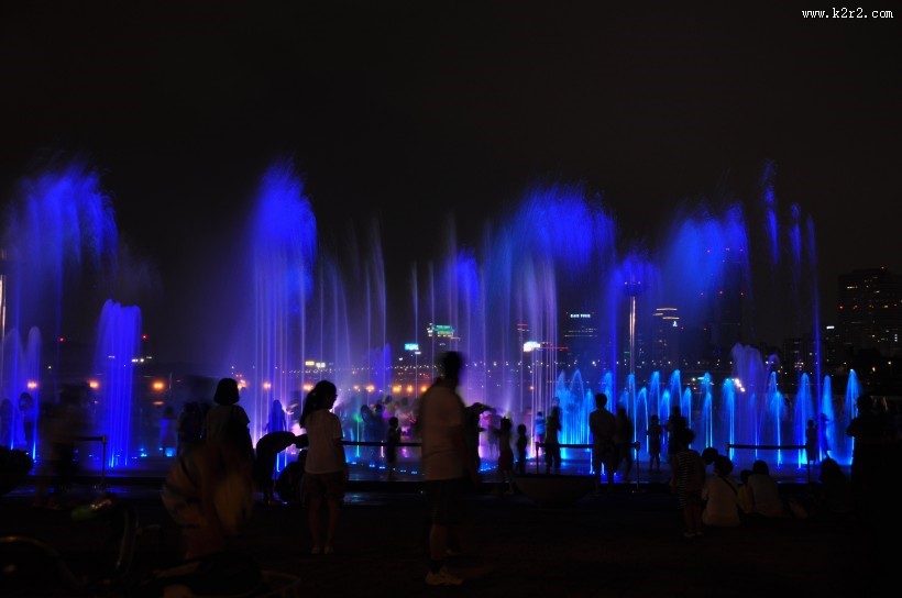 美妙的音乐喷泉图片