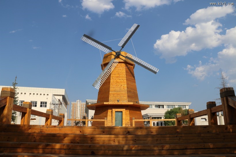 荷兰风车图片大全