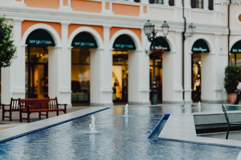 欧式建筑的街角图片