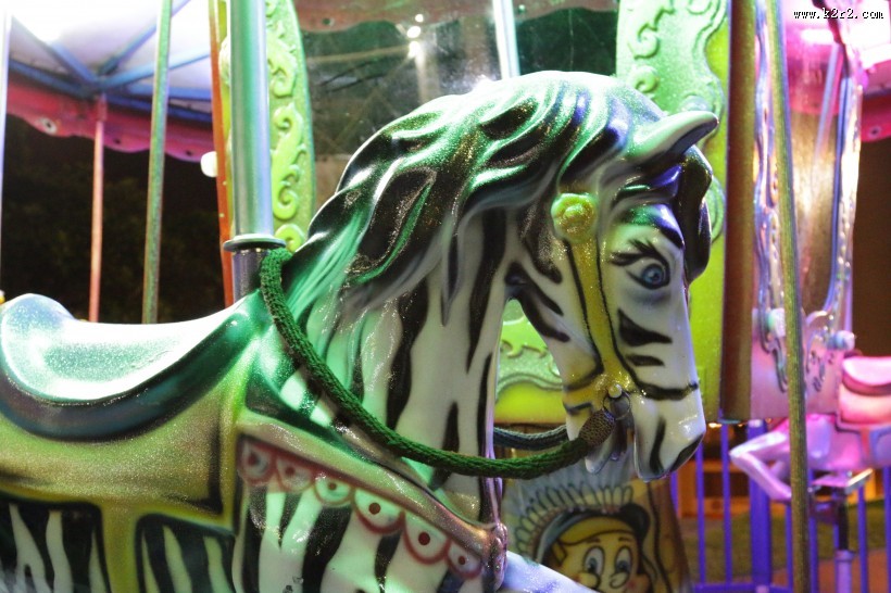 趣味十足的旋转木马图片