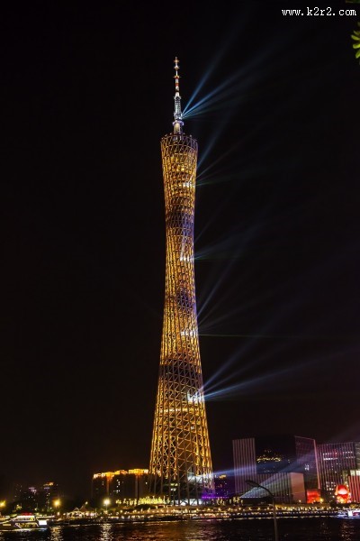 广州塔小蛮腰夜景图片