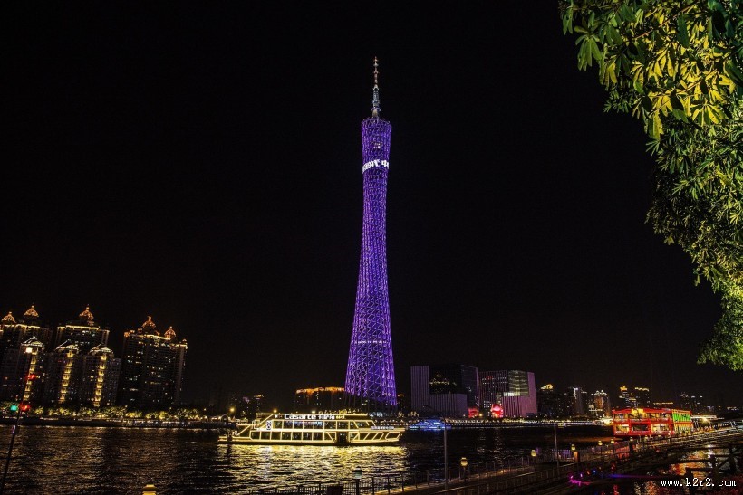 广州塔小蛮腰夜景图片