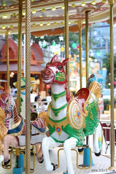 好玩的旋转木马图片大全