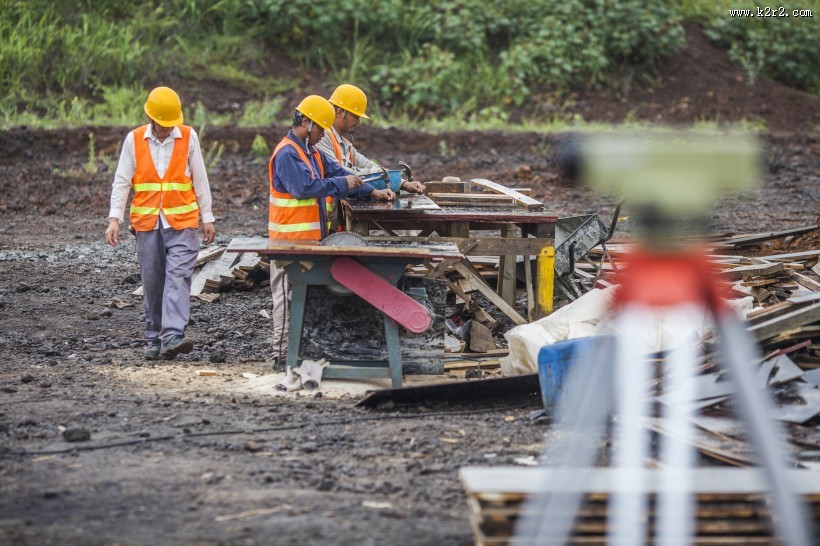 建筑工地现场图片