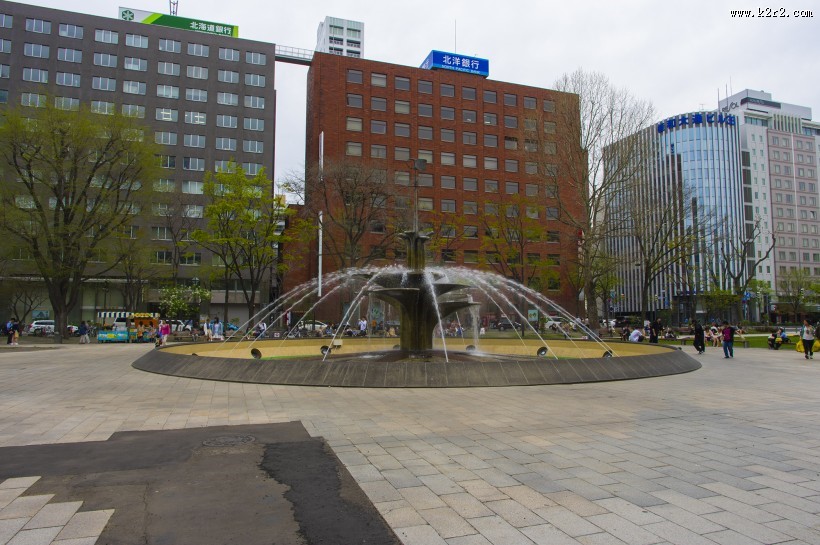 日本札幌大通公园美景图片