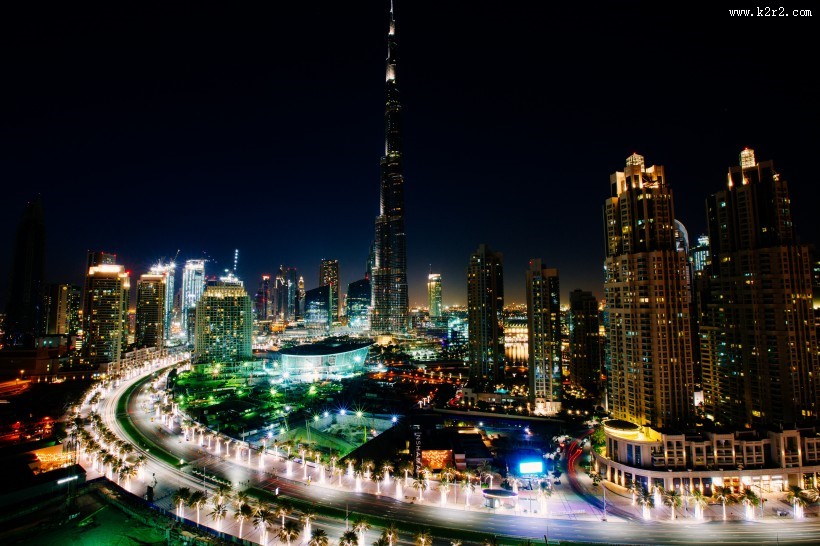 世界第一高楼迪拜塔图片