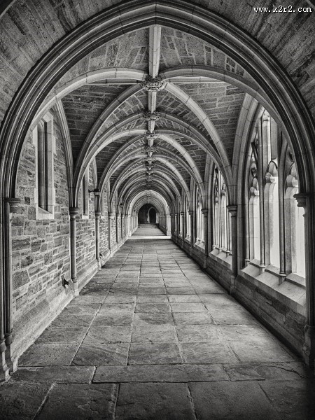 建筑物里的走廊图片