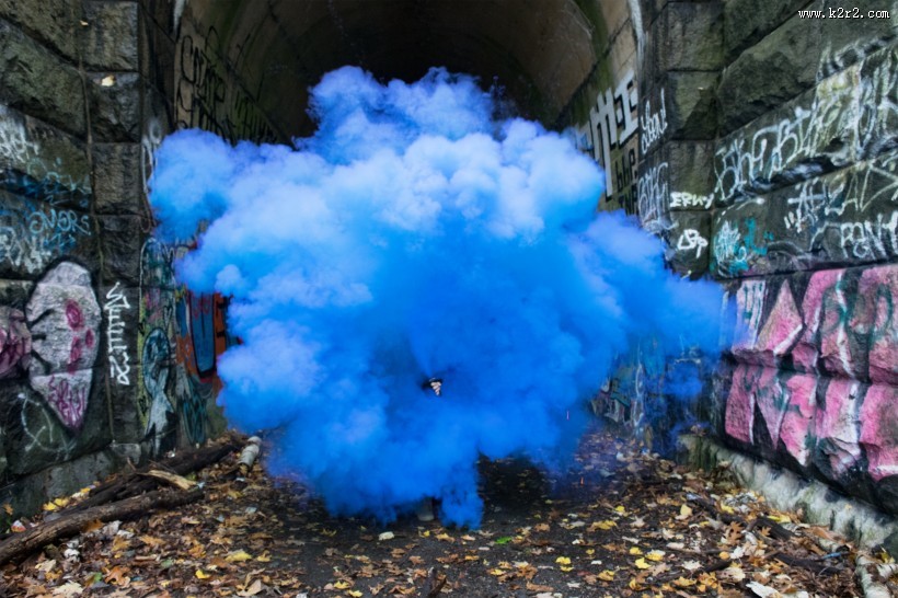 彩色的烟雾图片