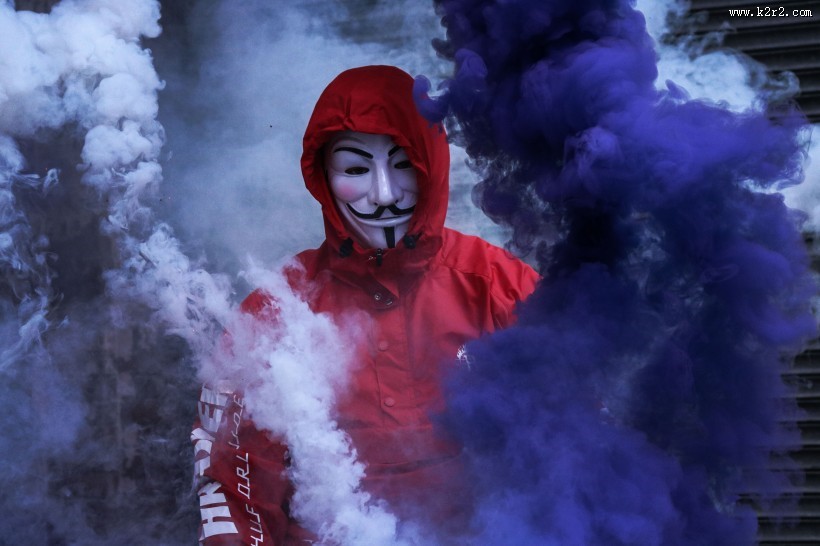 彩色的烟雾图片