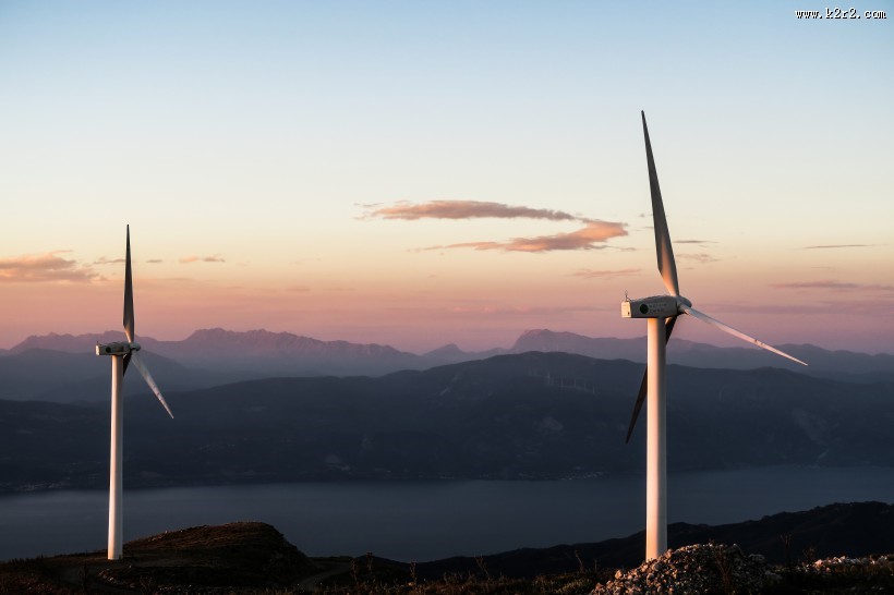 发电的风车图片大全