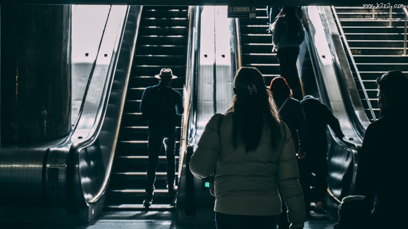 便捷的自动扶梯图片