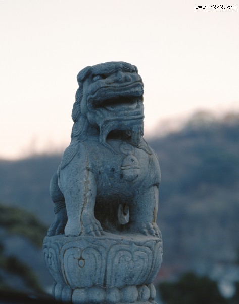 可爱的小石狮图片