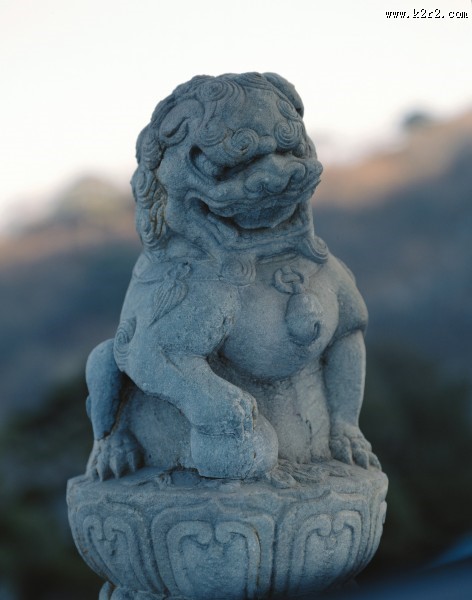 可爱的小石狮图片