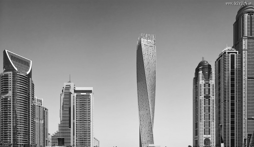 黑白灰构图的建筑图片大全