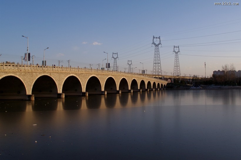 唯美的大桥图片