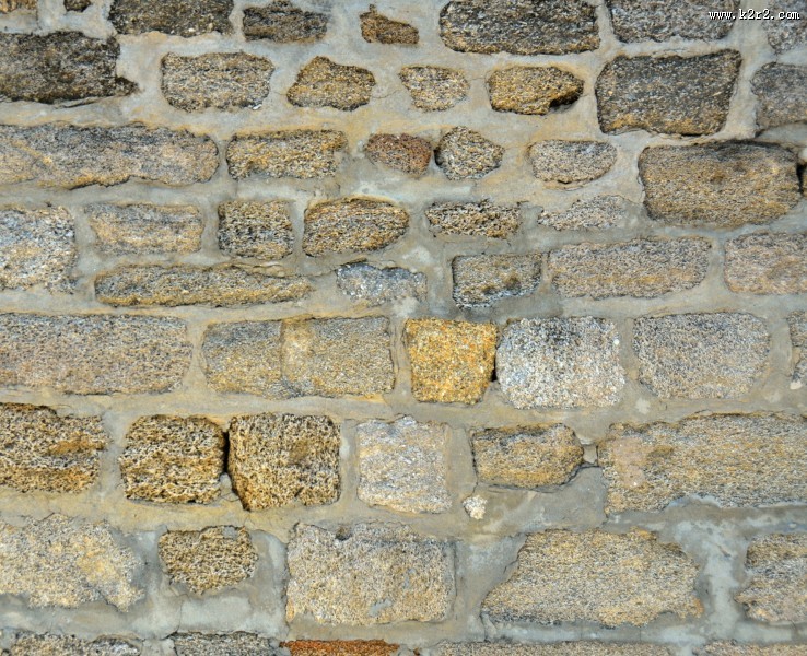 粗糙的石墙图片