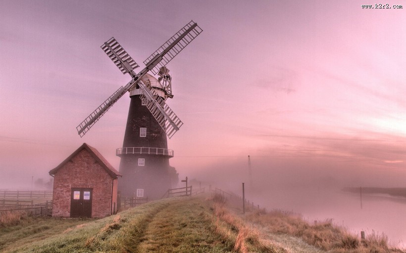 唯美的风车图片大全