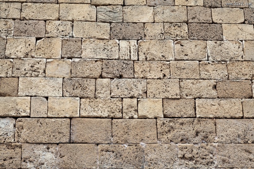 石头墙壁图片
