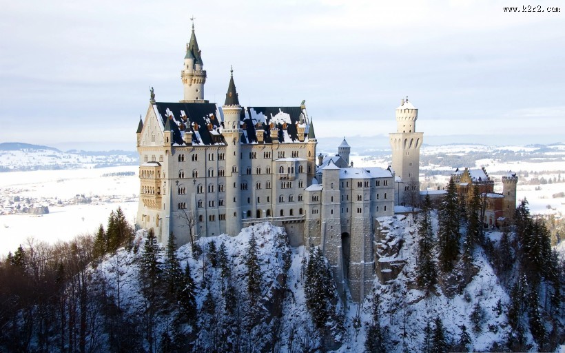 童话中的梦幻城堡图片