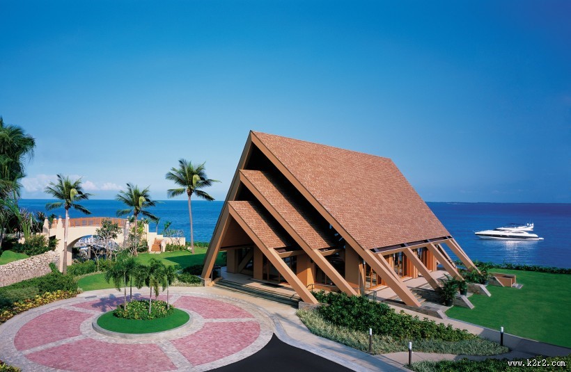 香格里拉麦丹岛度假酒店外观大堂图片