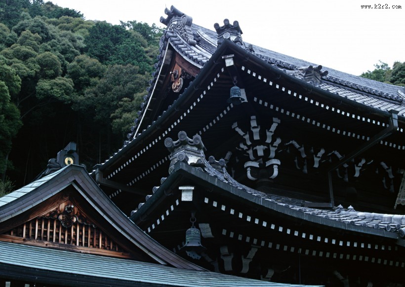 日式屋顶屋檐图片