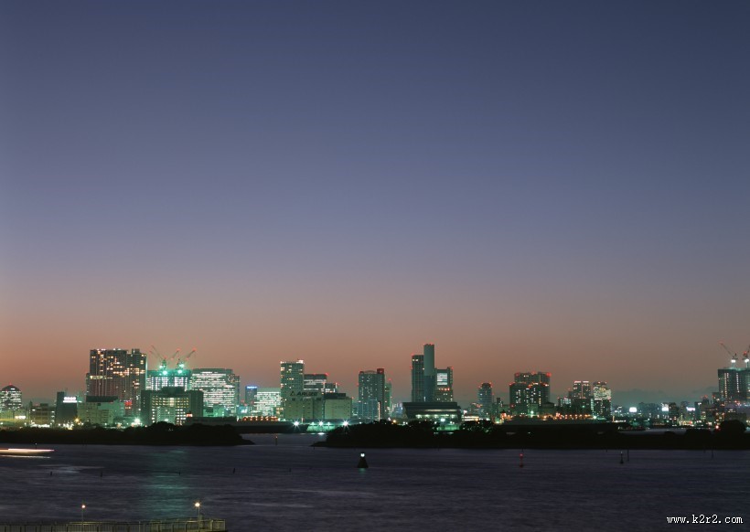 城市繁华夜景图片