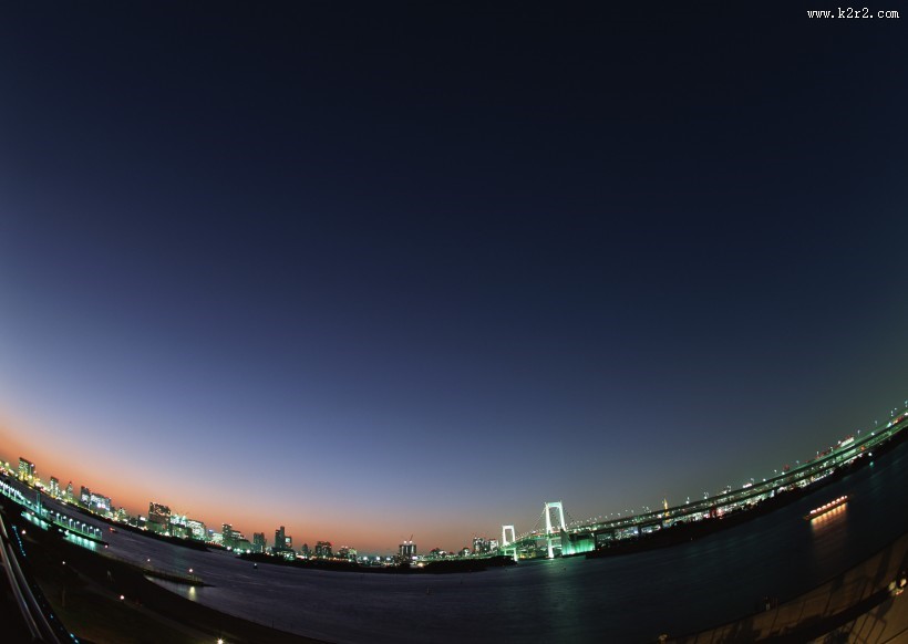 城市繁华夜景图片