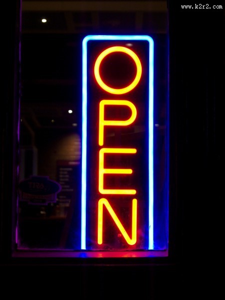 霓虹灯招牌图片