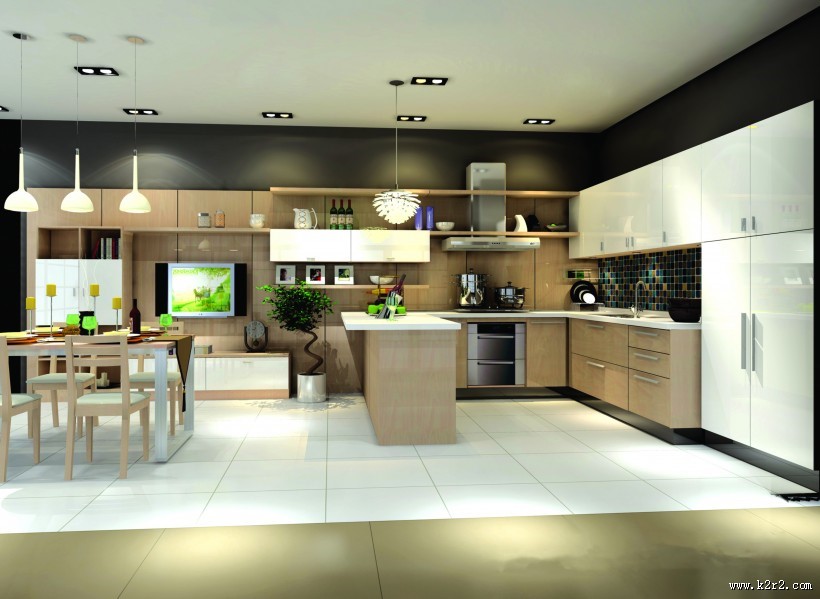 现代厨房装修设计图片大全