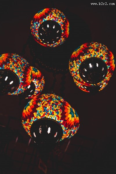 漂亮的彩灯图片