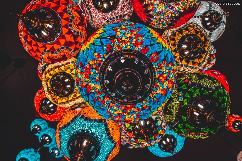 漂亮的彩灯图片