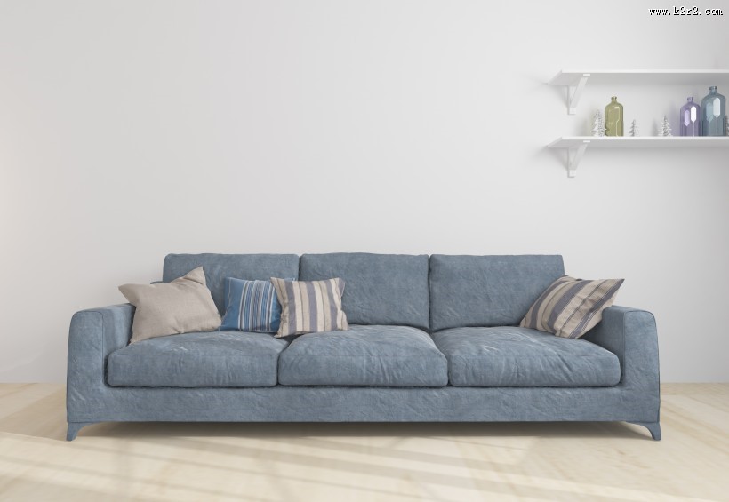简洁沙发陈列图片