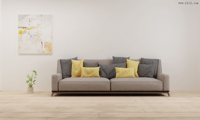 简洁沙发陈列图片