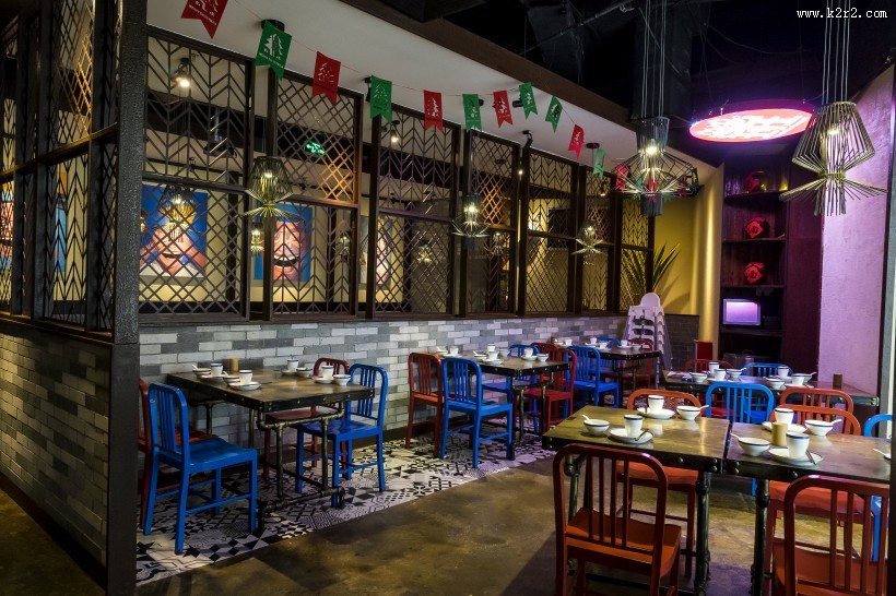 美食餐饮内部装修图片