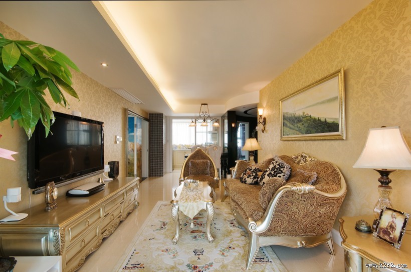 豪华客厅装修风格设计图片