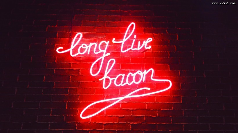 多彩的霓虹灯图片