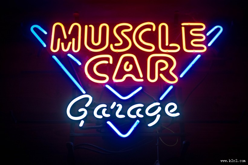 多彩的霓虹灯图片