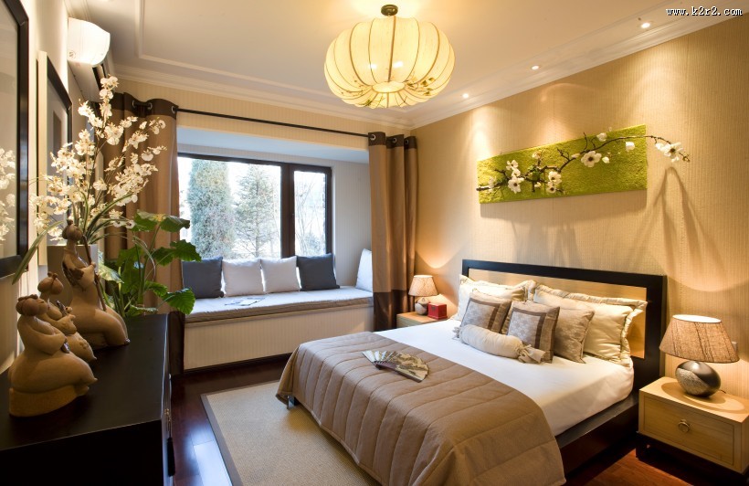 舒适的卧室家居设计图片