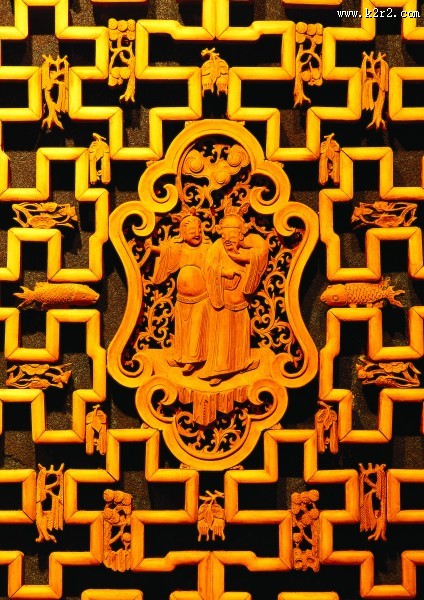 传统建筑门饰艺术图片