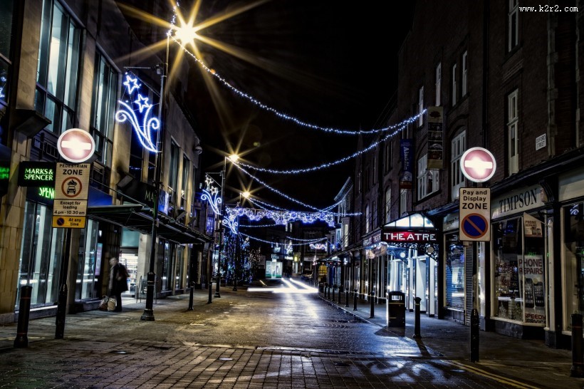 圣诞节灯饰图片