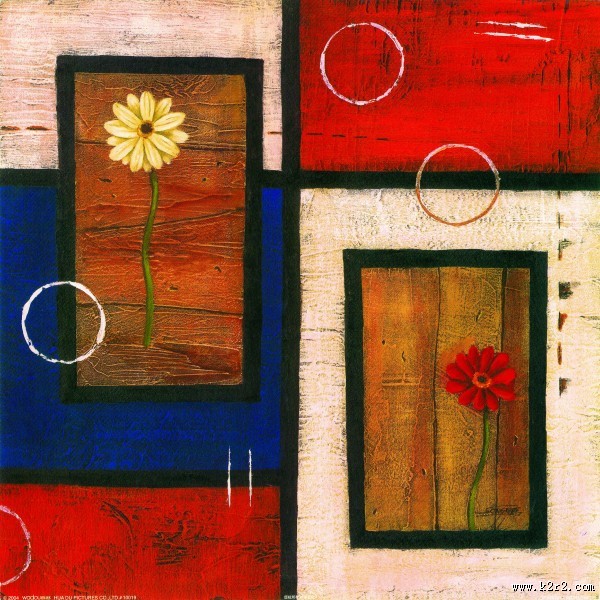 抽象高清三联画图片