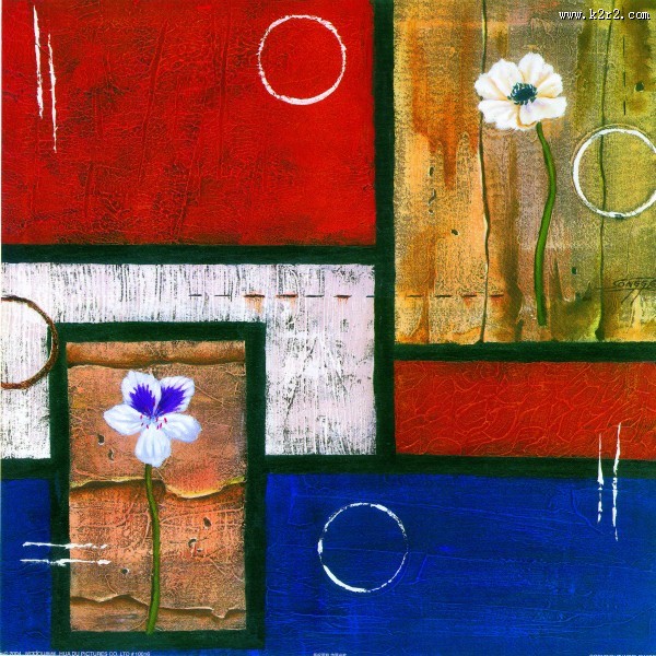 抽象高清三联画图片